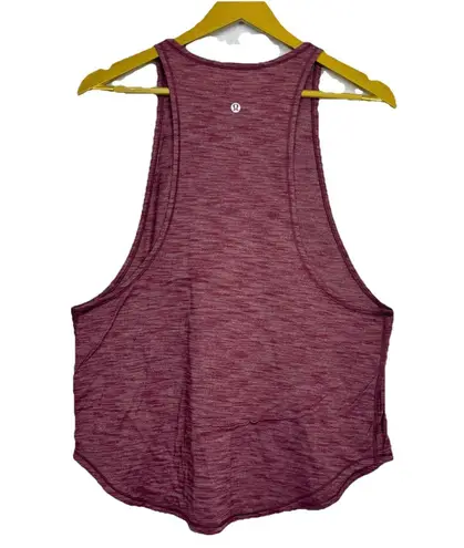 Lululemon Womens Sweat Date Tunic Tank Top No Size Low Armholes Workout Gym Red