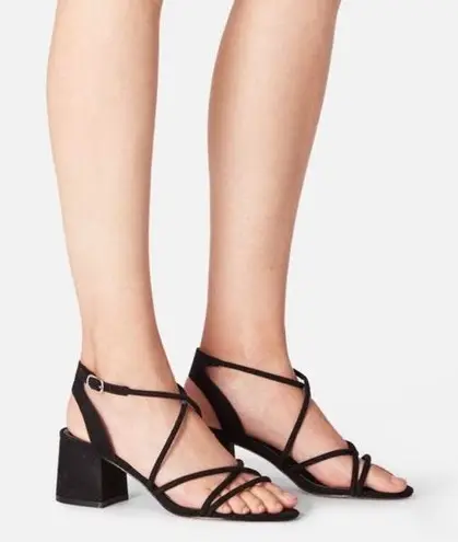 JustFab Black Sandals