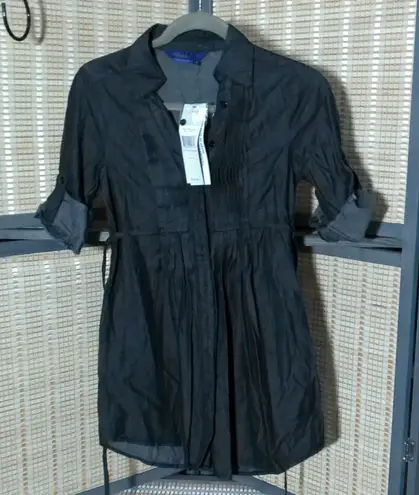 Miley Cyrus x Max Azria Dark Rinse Denim Dress Blue Size M