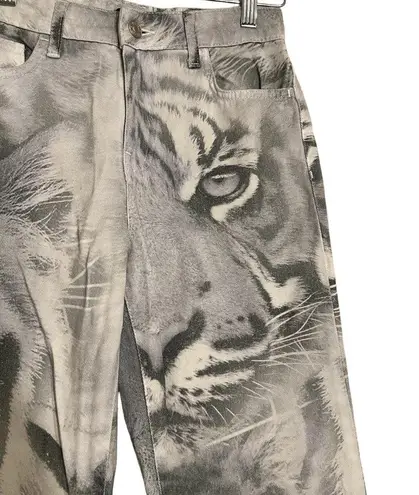 Jaded London TIGER FADE PRINT SLOUCHY FIT JEANS size 25 rare