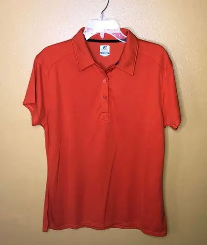 Russell Athletic  Orange Polo Shirt, M, NWOT