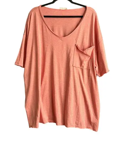 Zenana Outfitters Pink Oversized T-Shirt