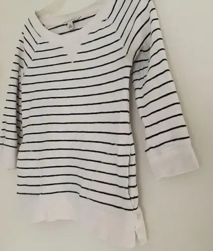 Banana Republic  scoopneck cotton stripe sweatshirt #TaylorSwiftRed