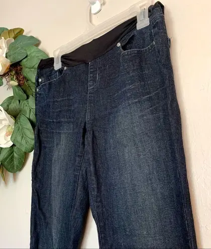 Hope & Howard Maternity Dark Wash Straight Leg Jean Leggings 6/28 Size undefined