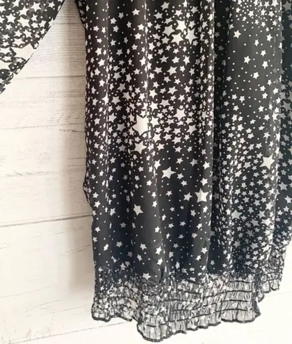 Studio Y Maurices Celestial Stars Cold Shoulder Blouse