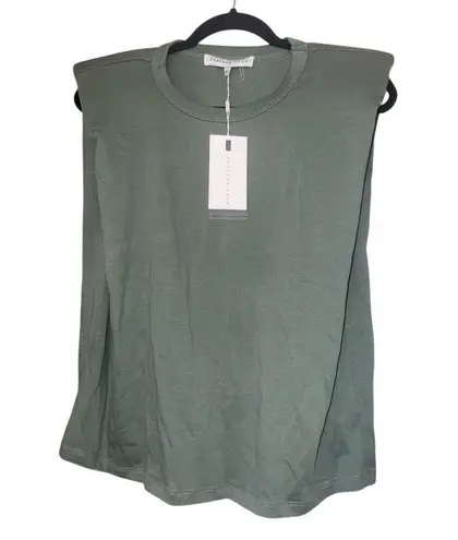 Endless Rose ✨ GREEN SHOULDER PAD SZ XS SHIRT✨