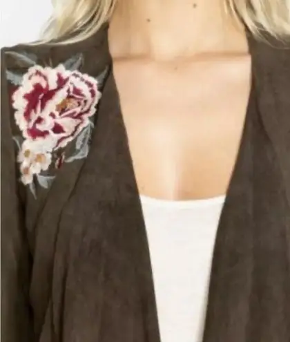 Johnny Was Rogon embroidered suede leather jacket NWT (oversized)