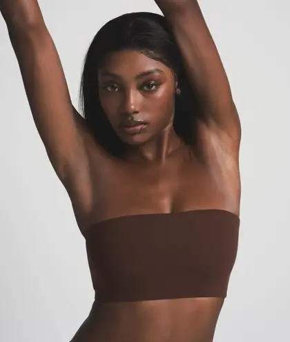 SKIMS Fits Everybody Bandeau Cocoa Size Small