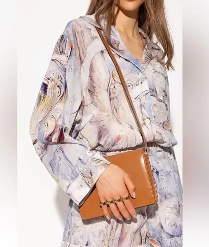 Alexander McQueen Four Ring Clutch Detachable Knuckle Ring Strap Shoulder Bag