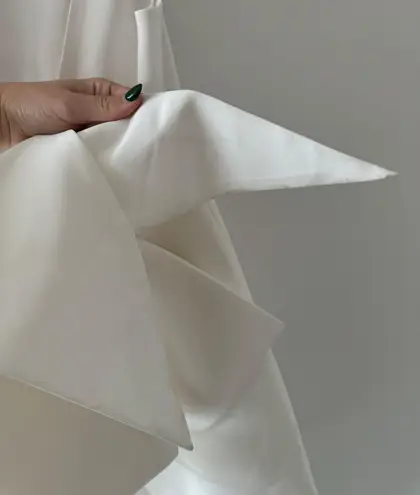 Sachin + Babi White Back Bow Mini Dress 8