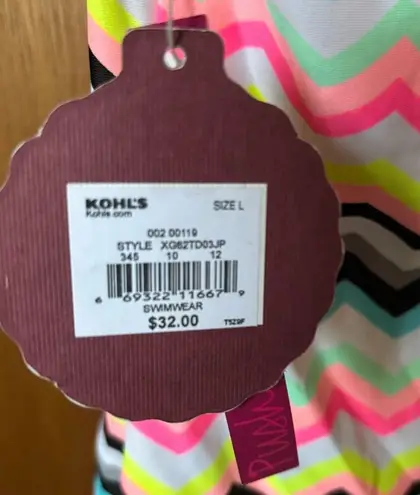 Authentic American Heritage Kohl's Swimwear top Size L