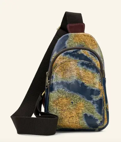 Patricia Nash NWT Louetta Sling Greek Map