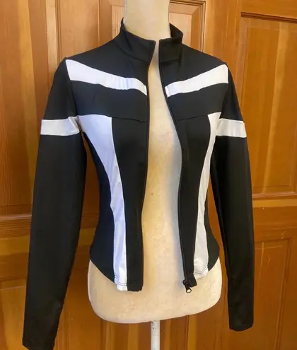 Lavishly Paris NWT, striped lightweight zip up sport jacket