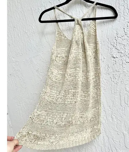 NWT Story Of Love Sleeveless Wool Alexi Tank Sweater Cream Women's One Size/ S