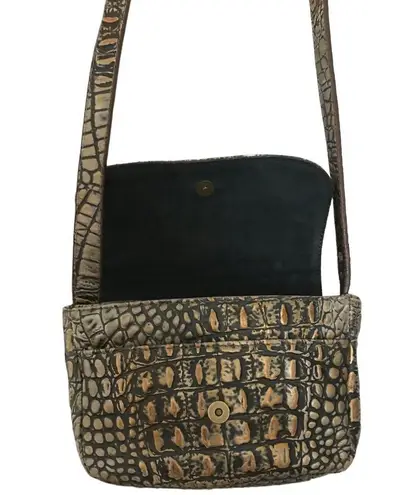 Rugero By Rogers Bag Crocodile Finish Calf Leather