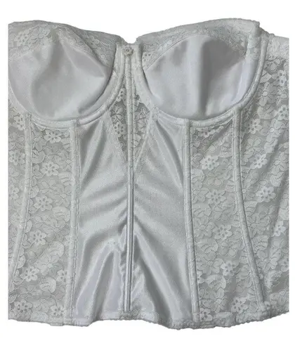 Dominique Colette Underwire Strapless Bustier 8949 White Size 40C