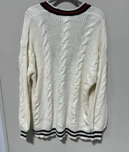 American Eagle NWT AE Oversized Cable Knit Button-Up Cardigan Size M