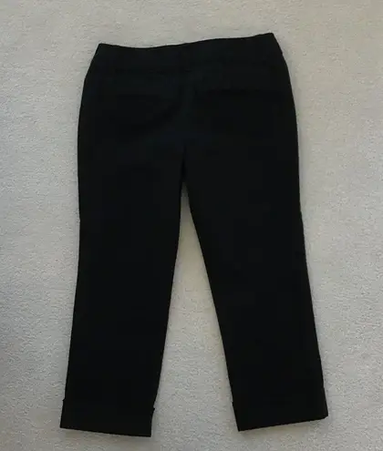 White House | Black Market WHBM BLACK CROP LEG PANTS SIZE 6