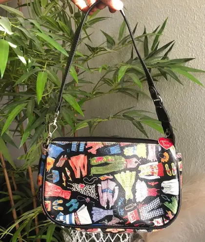 2000s y2k Colorful fashion designer cool retro shoulder hand bag purse with a unique design