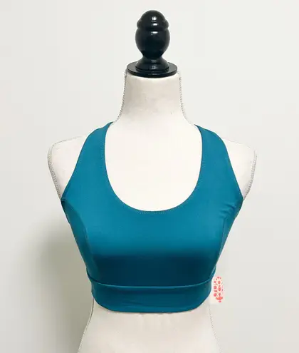 Free People Movement Hague Blue Synergy Racerback Cross Back Crop Top XS New