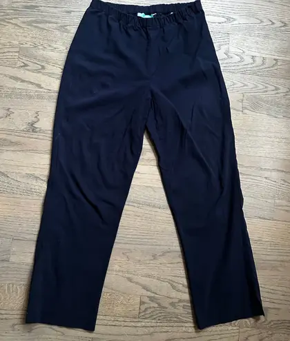 Blue Illusion Lounge Pants Elastic Waist Casual Comfy Relaxed Fit XS