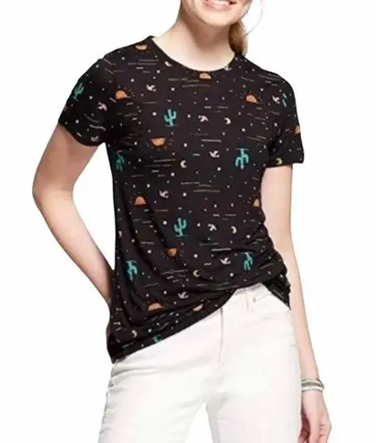 Modern Lux Southwest desert cactus t-shirt sz S