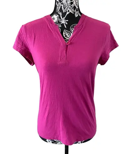 Covington Basic V Neck T shirt Casual Lounge Loungewear Cotton Everyday Workwear