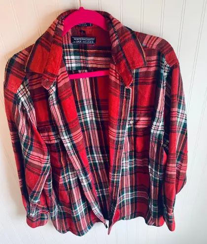 Flannel Shirt Red Size XL