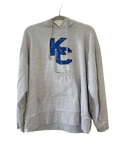 Brew City Hoodie Sweatshirt Kansas City Beer Pouch Bottle Pocket Size Large L KC