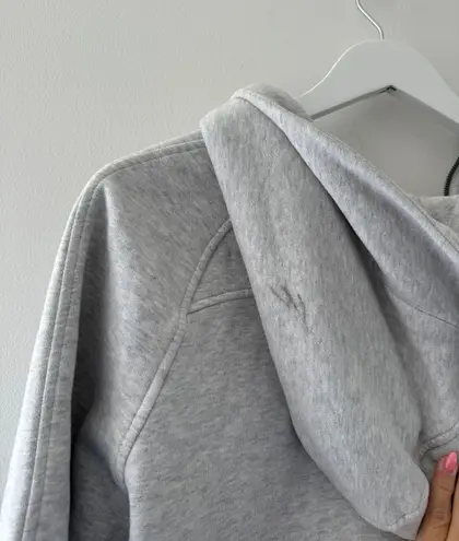 Lululemon Gray Scuba Quarterzip Hoodie