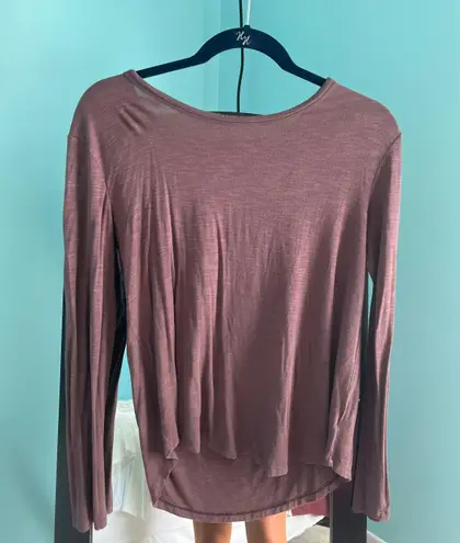 American Eagle Wine Soft Sexy Long Sleeve Tshirt