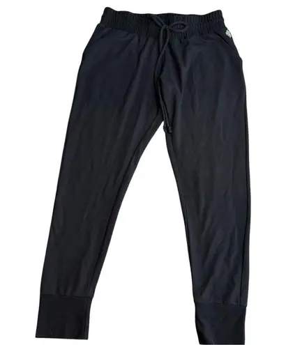 Free People Movement Size M Sunny Sweatpants Joggers Solid Black Comfy Lounge Size M