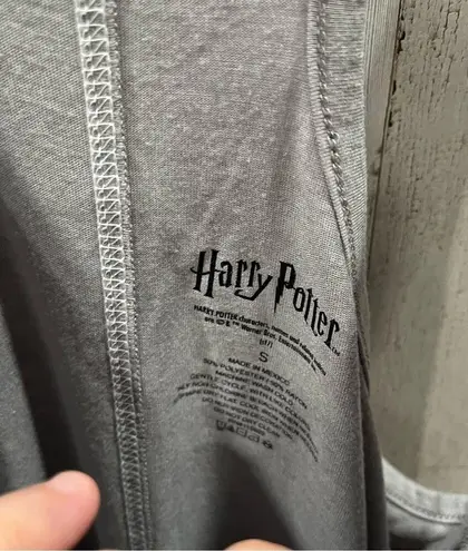 Harry Potter Houses Tank Top Gray Racerback Womens Size Small