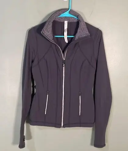 Lululemon  Yogi Dance Jacket Ruffle Grey size 8