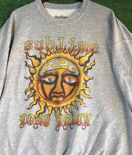 Urban Outfitters Sublime Rock Band Oversized Crewneck Sz S/M