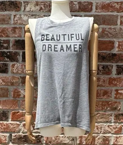 Modern Lux Beautiful Dreamer grey sleeveless tank top / L / Excellent condition