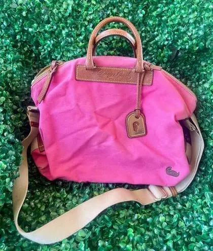 Dooney & Bourke Y2k Hot Pink  Canvas Satchel bag