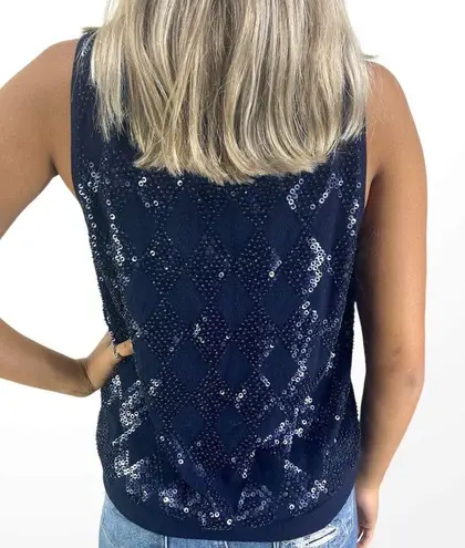 Dana Buchman 100% Merino Wool Sequined Sweater