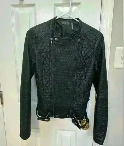 Love Token Faux Leather Jacket Size XS EUC