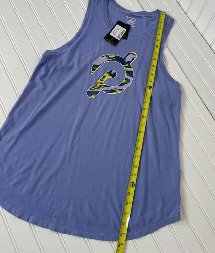 Peloton NWT Periwinkle Graphic Racerback Tank Top Size M