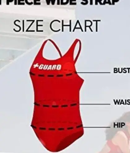 Blarix Guard Swimsuit One Piece Wide Strap w/Shelf Bra