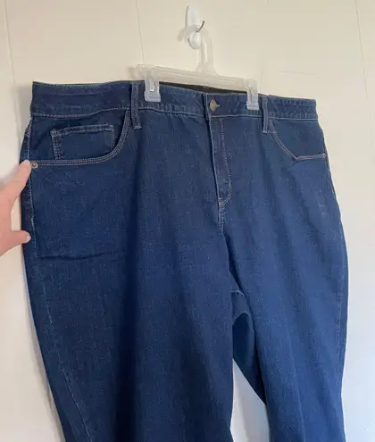 Ava & Viv NEW mid rise skinny dark wash denim jeans Comfort Women’s size 26W NWT