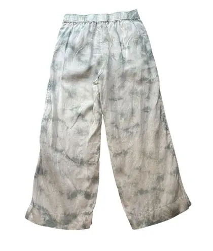 Rachel Zoe  Washable Linen Wide Leg High Rise Tie Dye
Lagonlook Crop Pants, Sz S