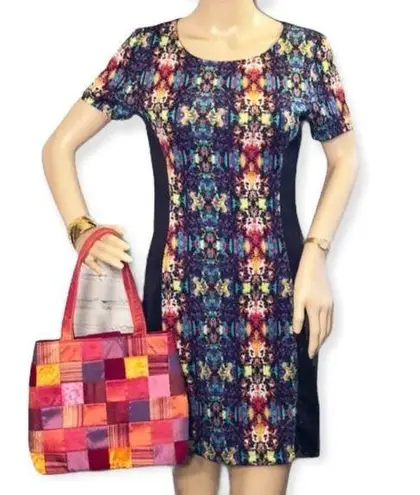 Olsenboye Colorful Geometric Front Black D…