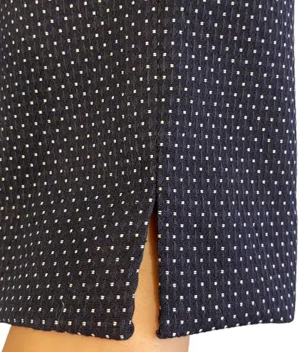Karl Lagerfeld Navy Trousers Polka Dot Pattern