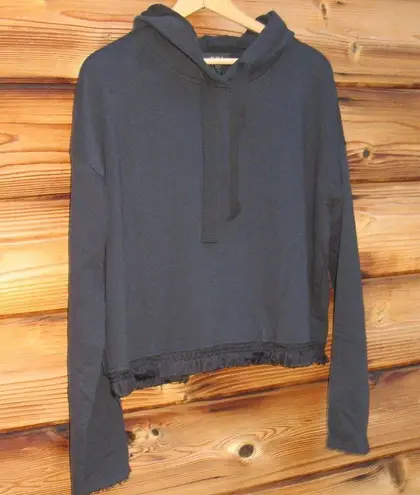 Alala NWT Revolve Black Cropped Hoodie Sweatshirt