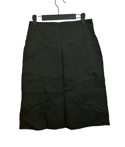 barney's new york Barney’s New York Olive Green A-Line Skirt