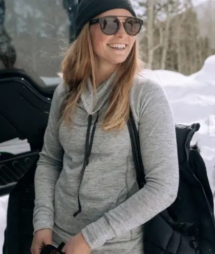 Kuhl COPY - “Leah “ash pullover cowl neck hoodie