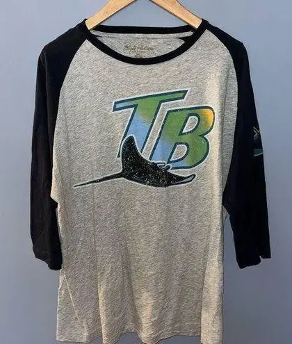 Tampa Bay Rays Baseball shirt Gray Size L