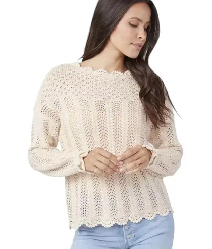 Paige  Kuzuyu Cream Knit Sweater